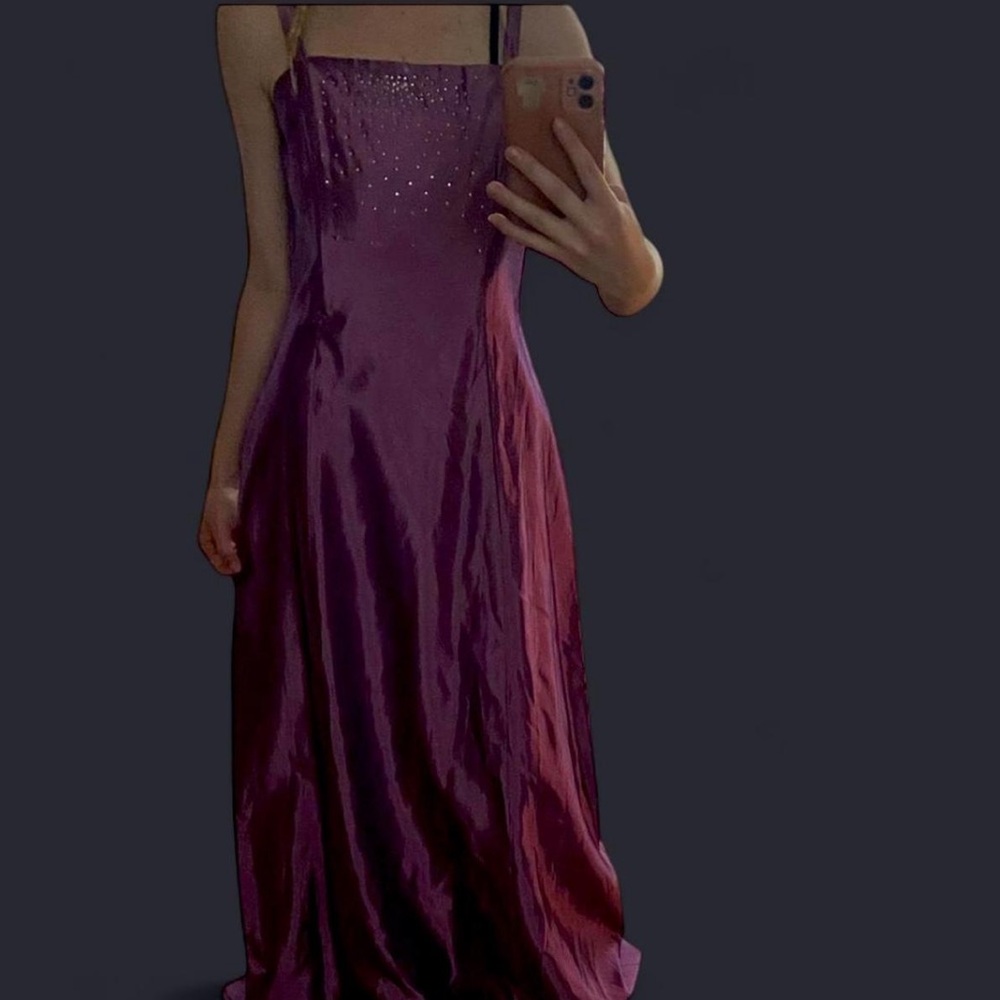 Elegant Purple Evening Dress